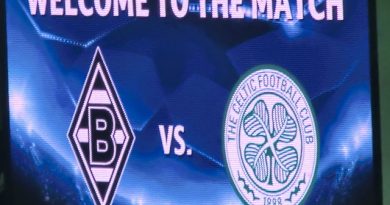 CL-Heimspiel gegen Celtic Glasgow (1:1) am 01.11.2016